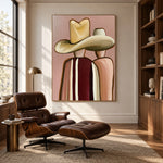 Close Under Two Brims — artwork in an interior setting 5