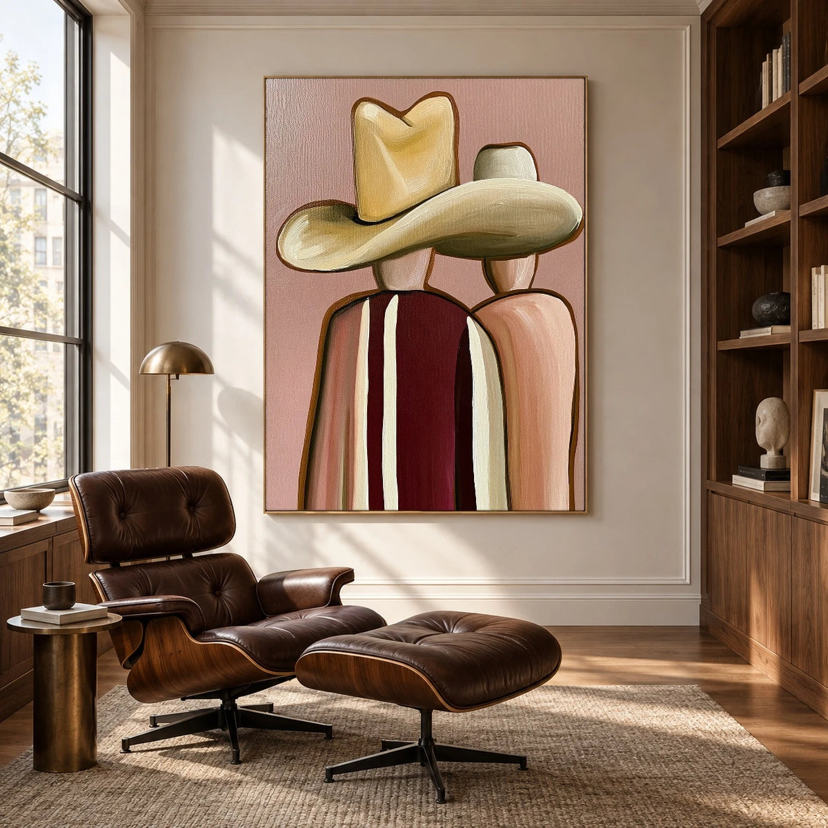 Close Under Two Brims — artwork in an interior setting 5