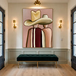 Close Under Two Brims — artwork in an interior setting 6