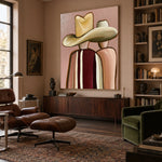 Close Under Two Brims — artwork in an interior setting 7