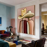 Close Under Two Brims — artwork in an interior setting 8