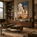 Cloudbound White Steed — artwork in an interior setting 6