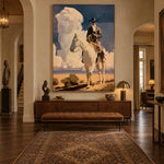 Cloudbound White Steed — artwork in an interior setting 7