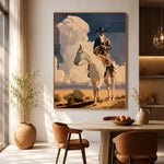 Cloudbound White Steed — artwork in an interior setting 8
