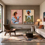 Cocktails After the Ride — artwork in an interior setting 4