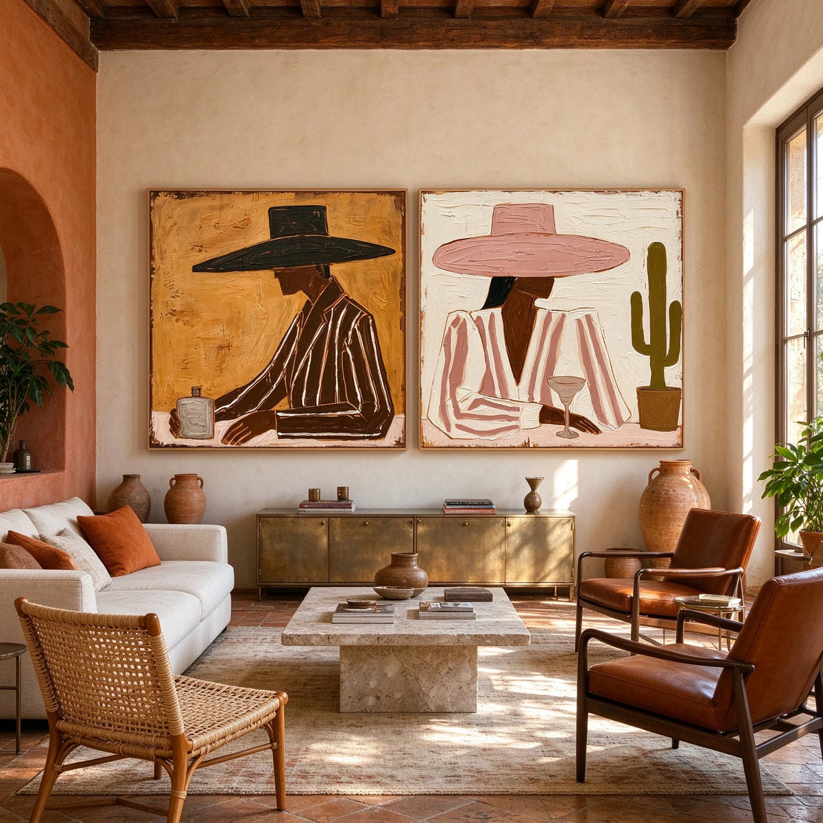 Coffee and Cactus Company — artwork in an interior setting 3