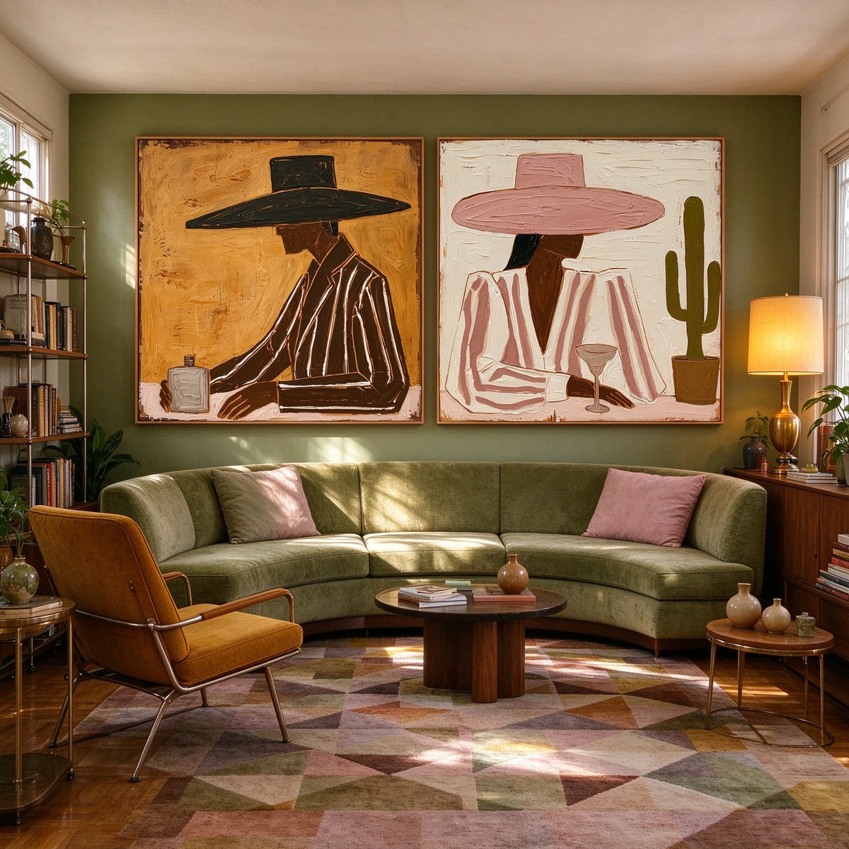 Coffee and Cactus Company — artwork in an interior setting 5