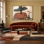 Coffee Beneath Blue — artwork in an interior setting 6
