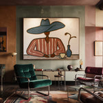 Coffee Beneath Blue — artwork in an interior setting 8
