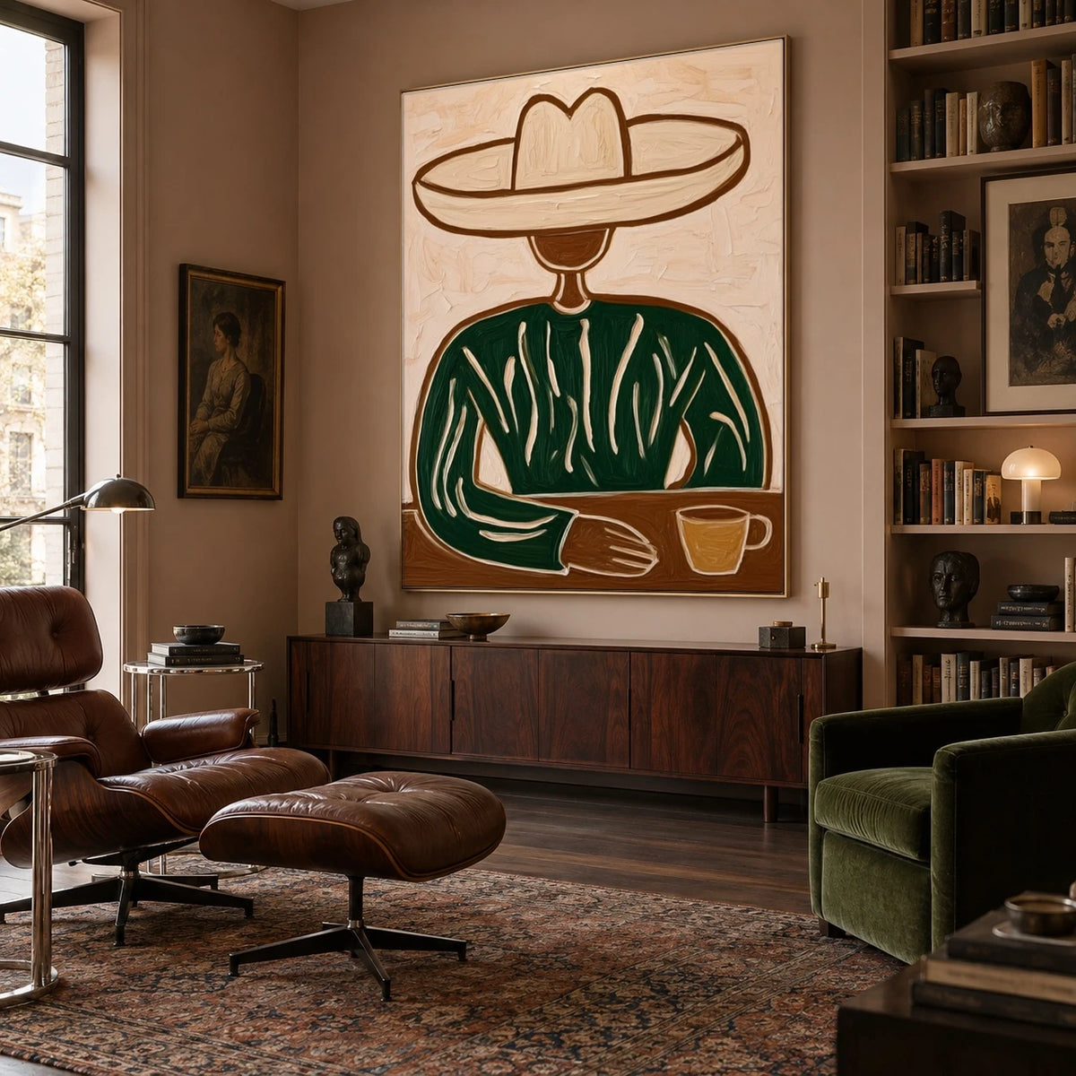 Coffee Beneath Cream — artwork in an interior setting 7
