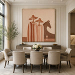Company at Sundown — artwork in an interior setting 4