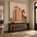 Company at Sundown — artwork in an interior setting 6