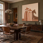 Company at Sundown — artwork in an interior setting 7