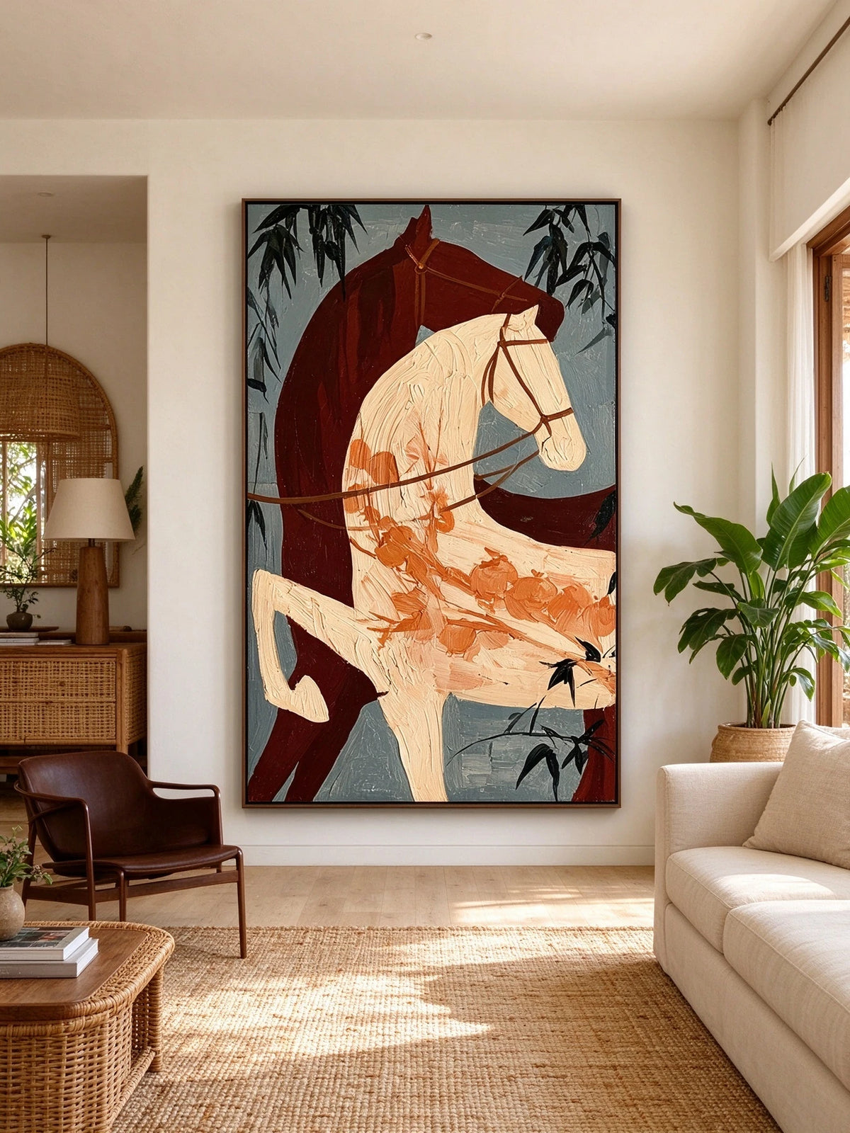 Copper Mane Reverie — artwork in an interior setting 5