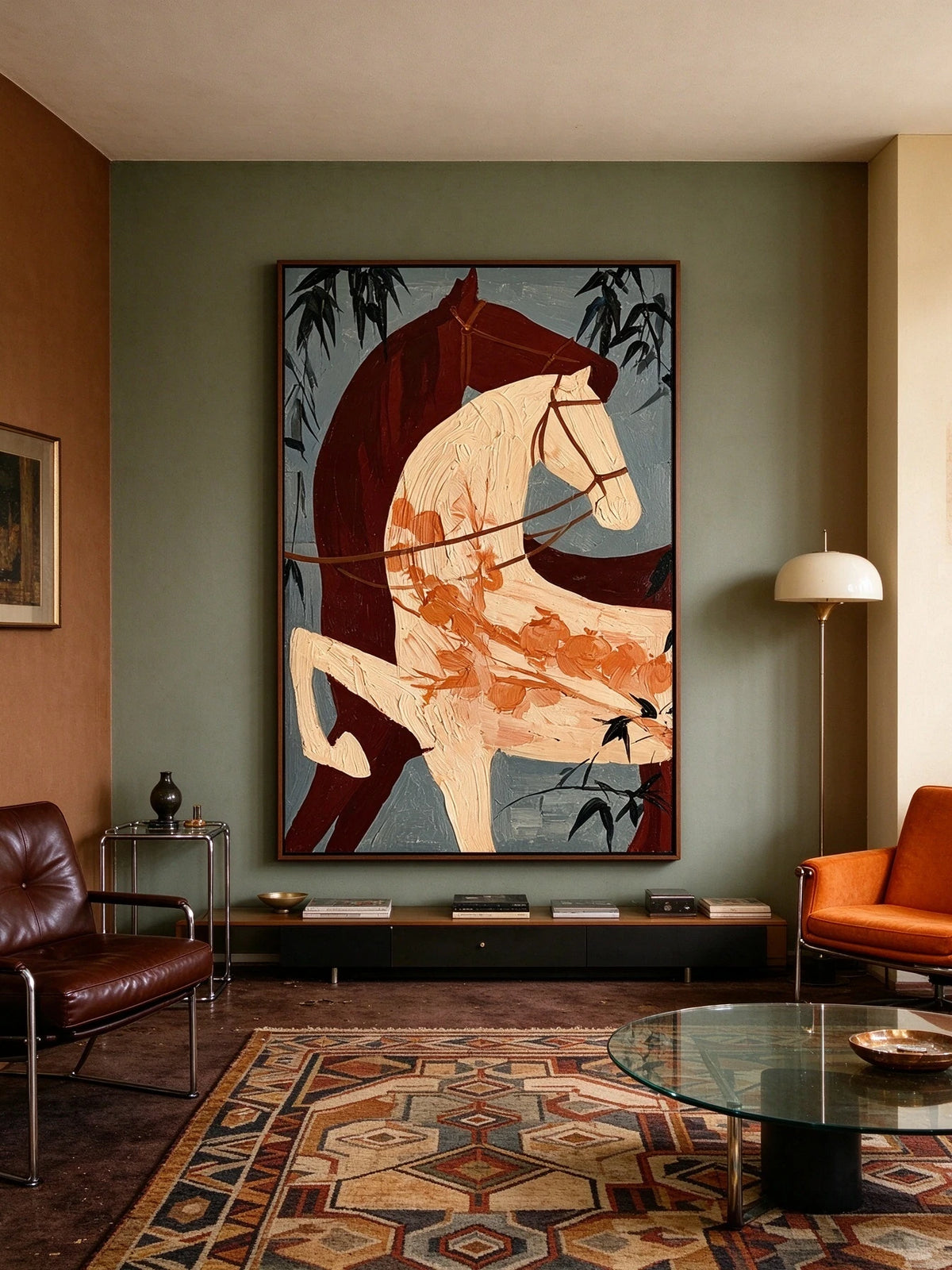 Copper Mane Reverie — artwork in an interior setting 6