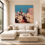 Desert Bloom Crossing — front view in a living space
