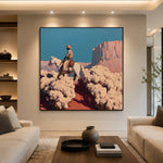 Desert Bloom Crossing — artwork in an interior setting 3