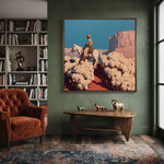 Desert Bloom Crossing — artwork in an interior setting 5