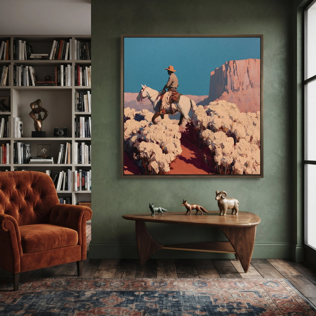 Desert Bloom Crossing — artwork in an interior setting 5
