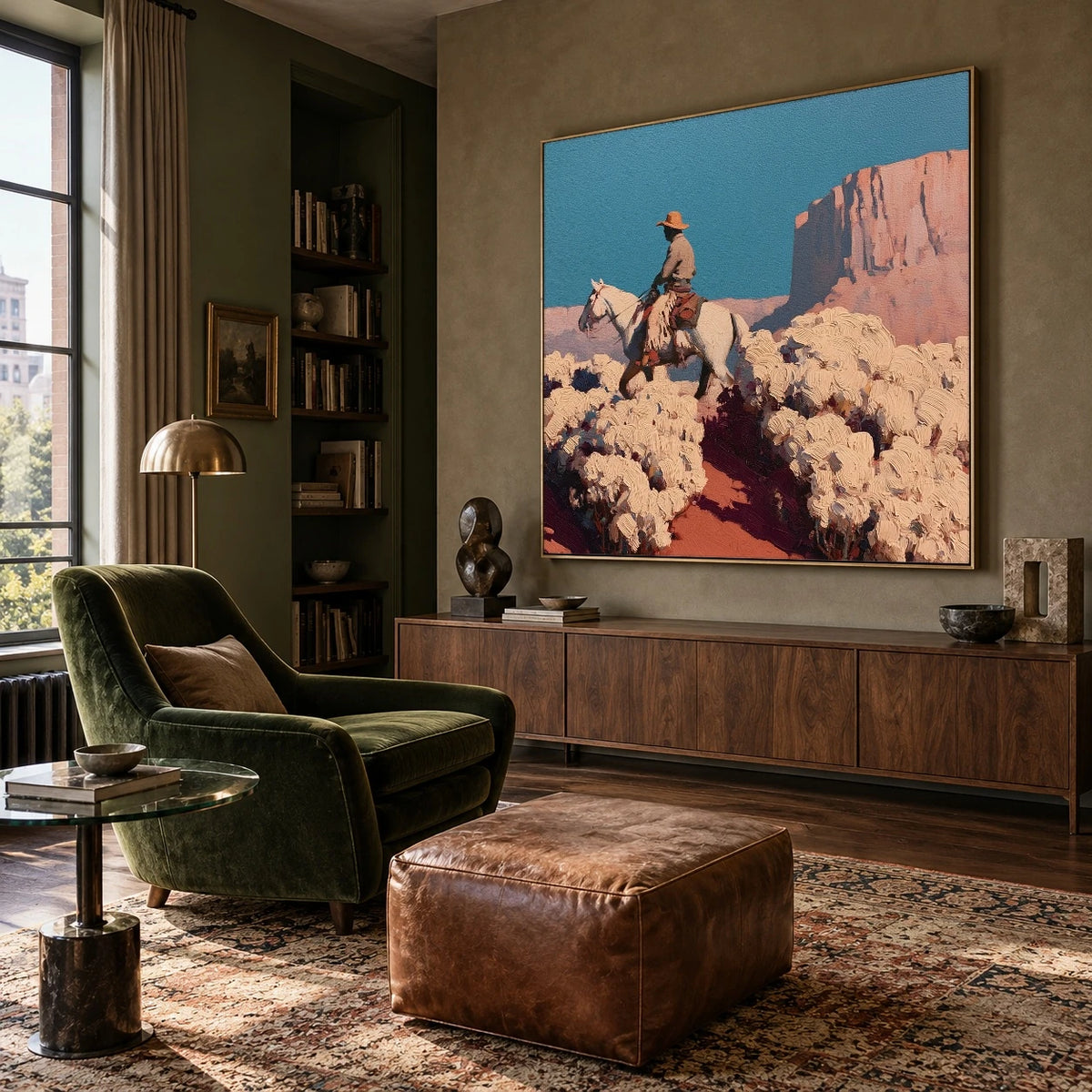 Desert Bloom Crossing — artwork in an interior setting 7