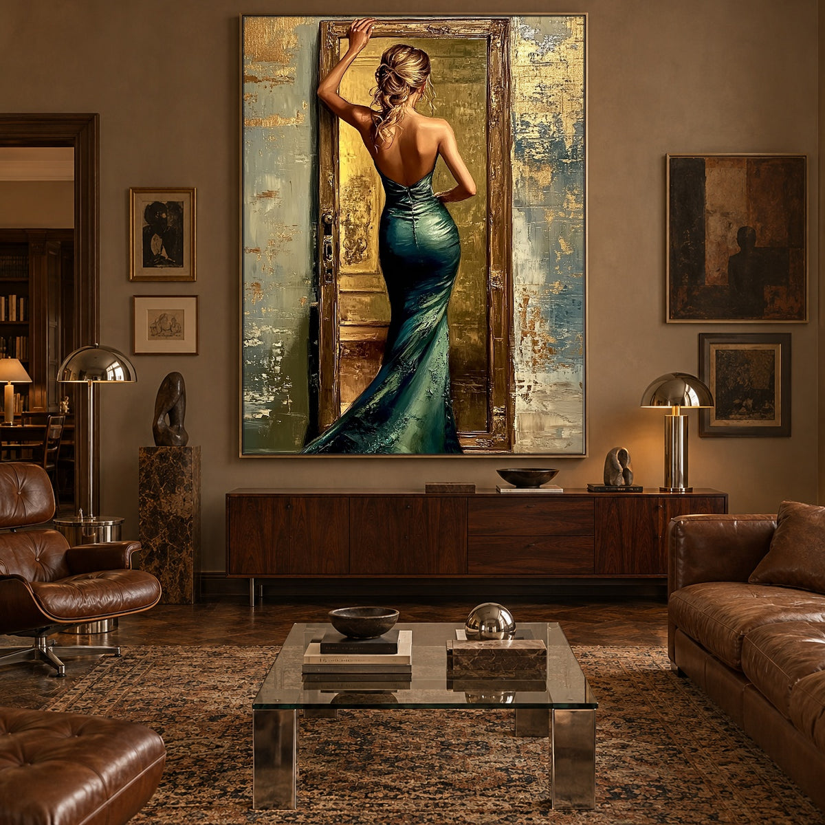 Emerald After Hours — front view in a living space