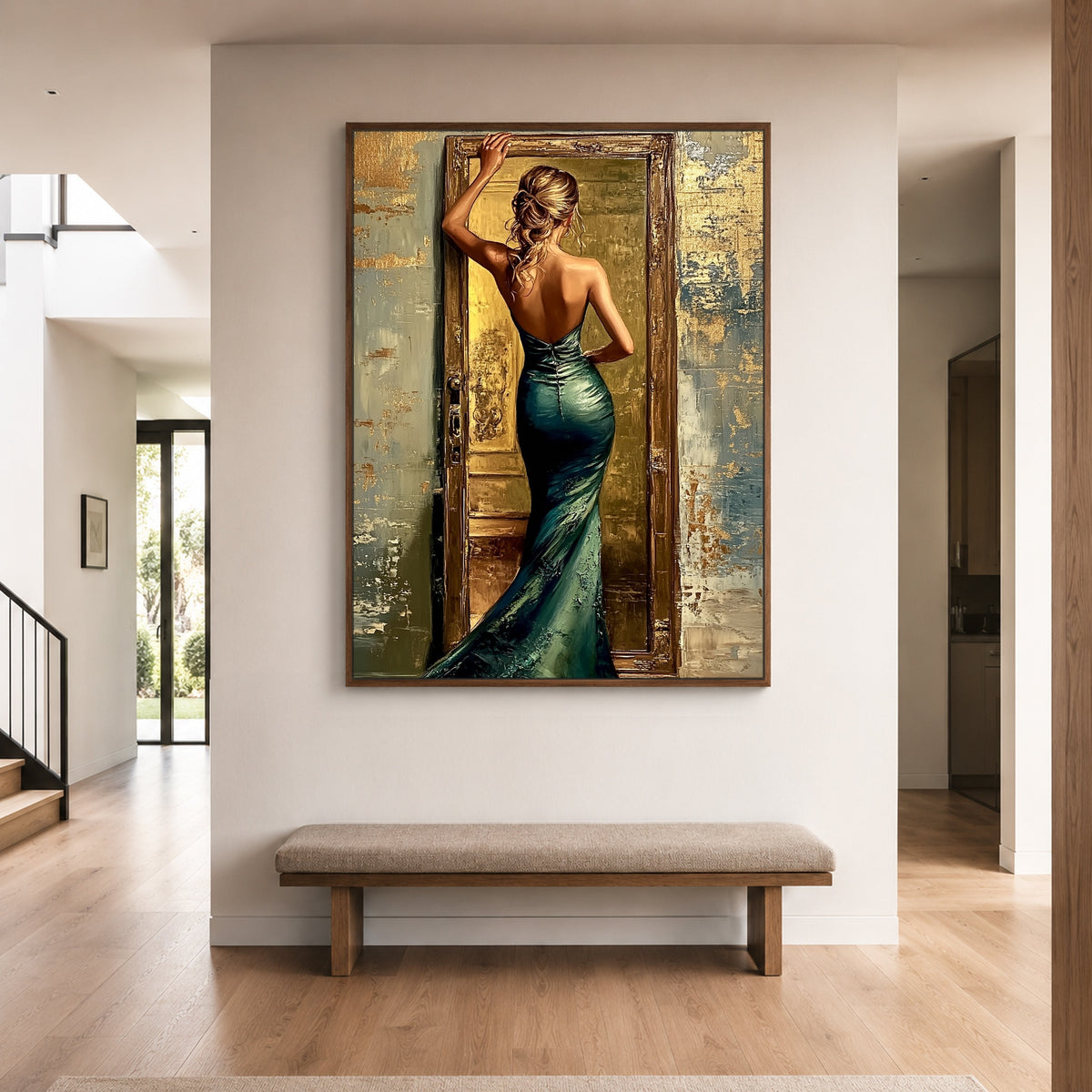 Emerald After Hours — artwork in an interior setting 3