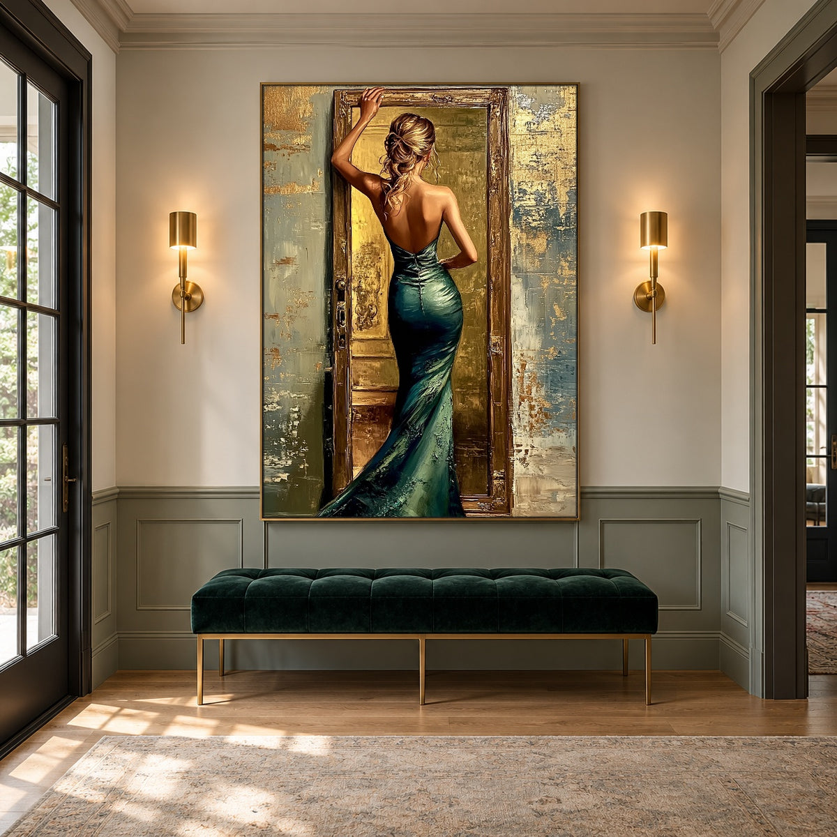 Emerald After Hours — artwork in an interior setting 5
