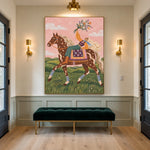 Flowers for the Ride — artwork in an interior setting 6