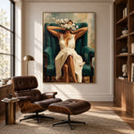 Her Blooming Recess — artwork in an interior setting 5