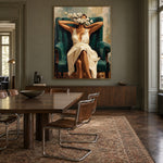 Her Blooming Recess — artwork in an interior setting 7