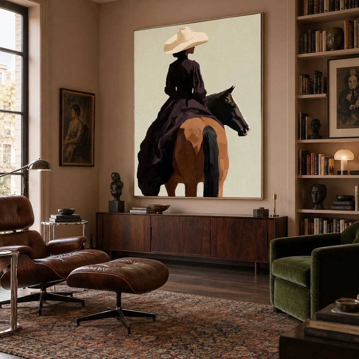 Her Own Direction — artwork in an interior setting 7