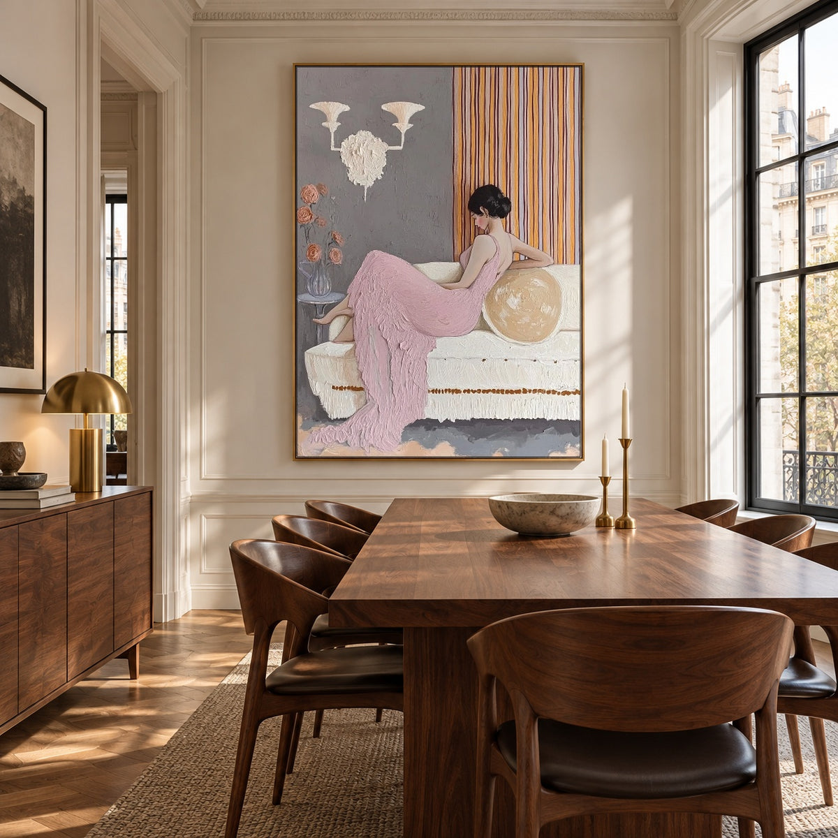 Her Western Interlude — artwork in an interior setting 6