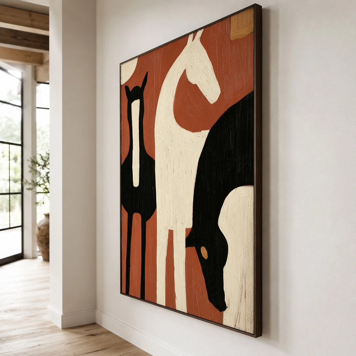 Herd in Three Movements — side view of the artwork