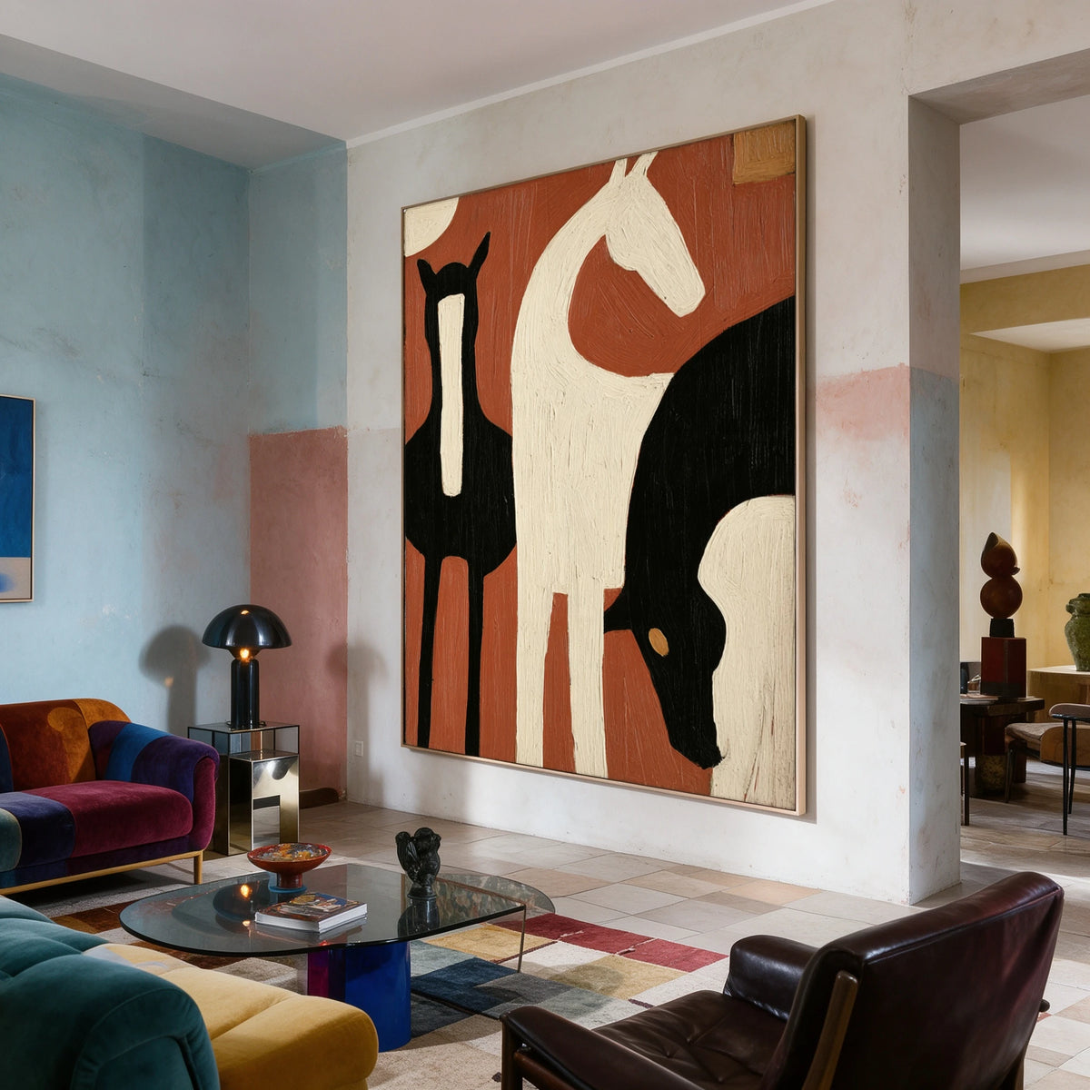 Herd in Three Movements — artwork in an interior setting 8
