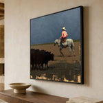 Keeping the Herd Close — side view of the artwork