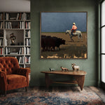 Keeping the Herd Close — artwork in an interior setting 5