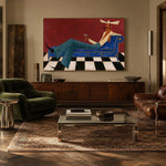 Leisure in Cobalt — artwork in an interior setting 7