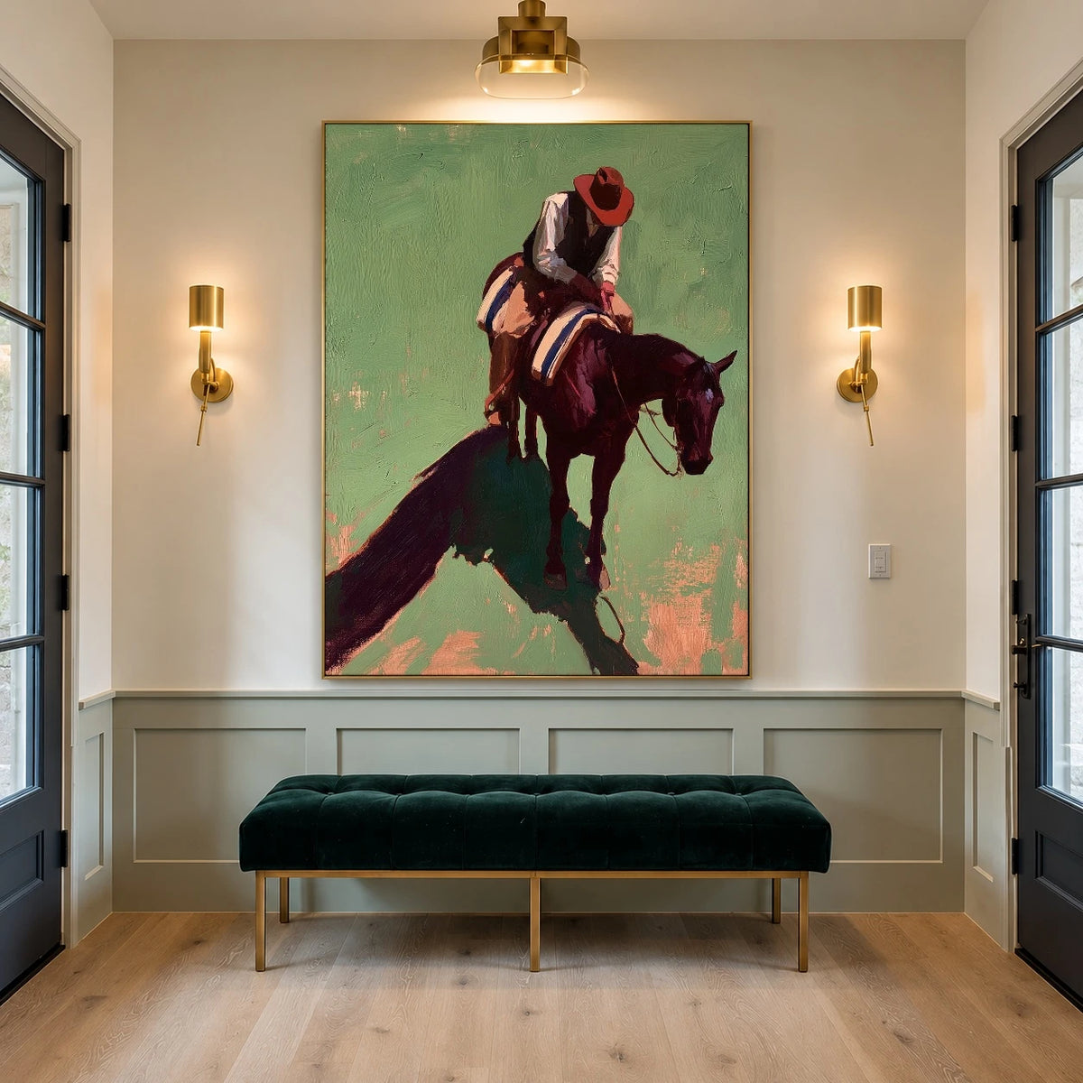 Long Shadow Rider — artwork in an interior setting 6