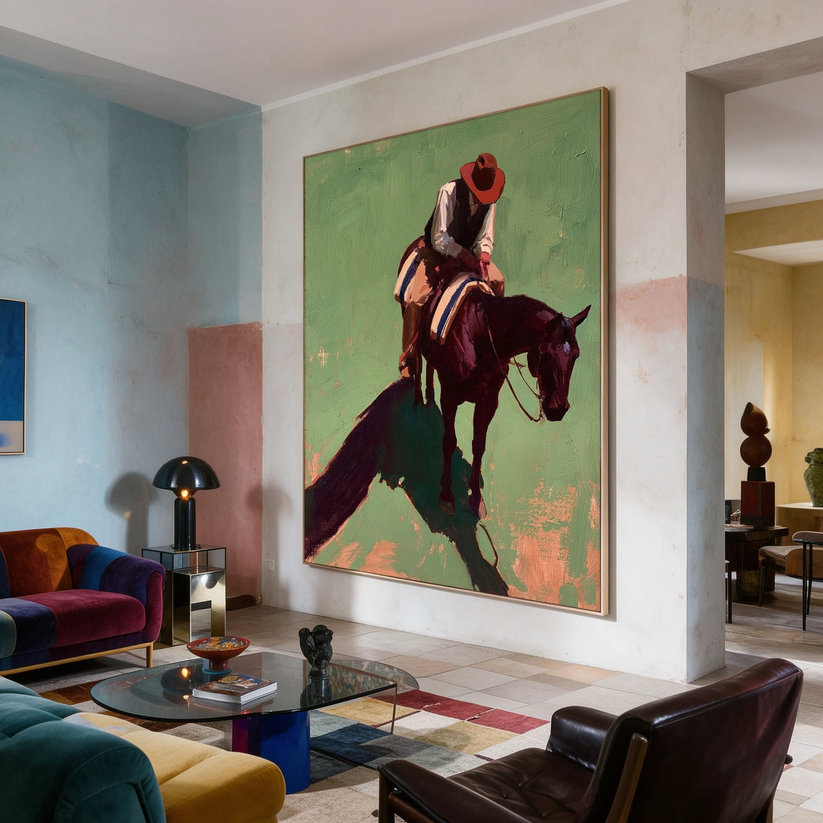 Long Shadow Rider — artwork in an interior setting 8