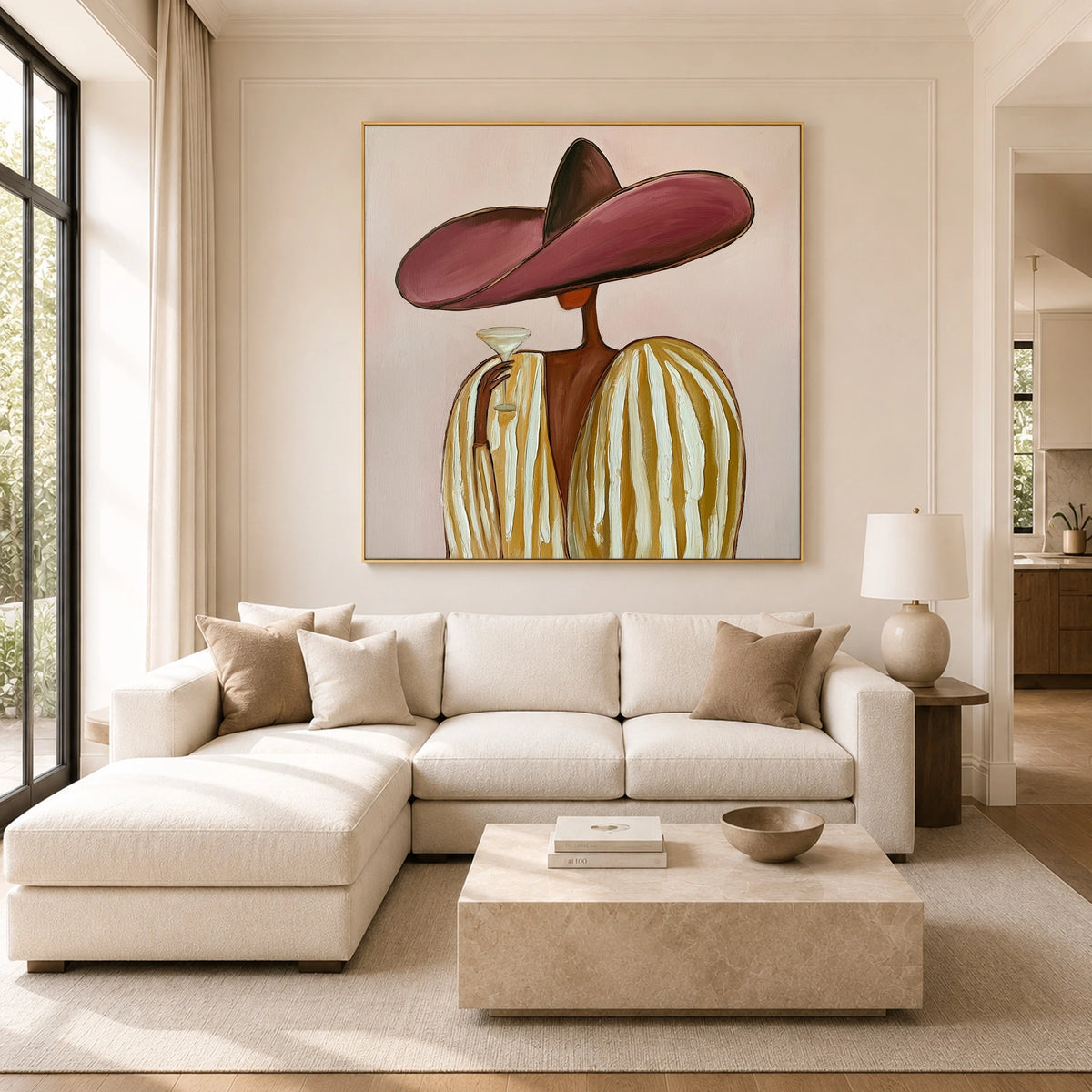 Martini Under Rose — artwork in an interior setting 3