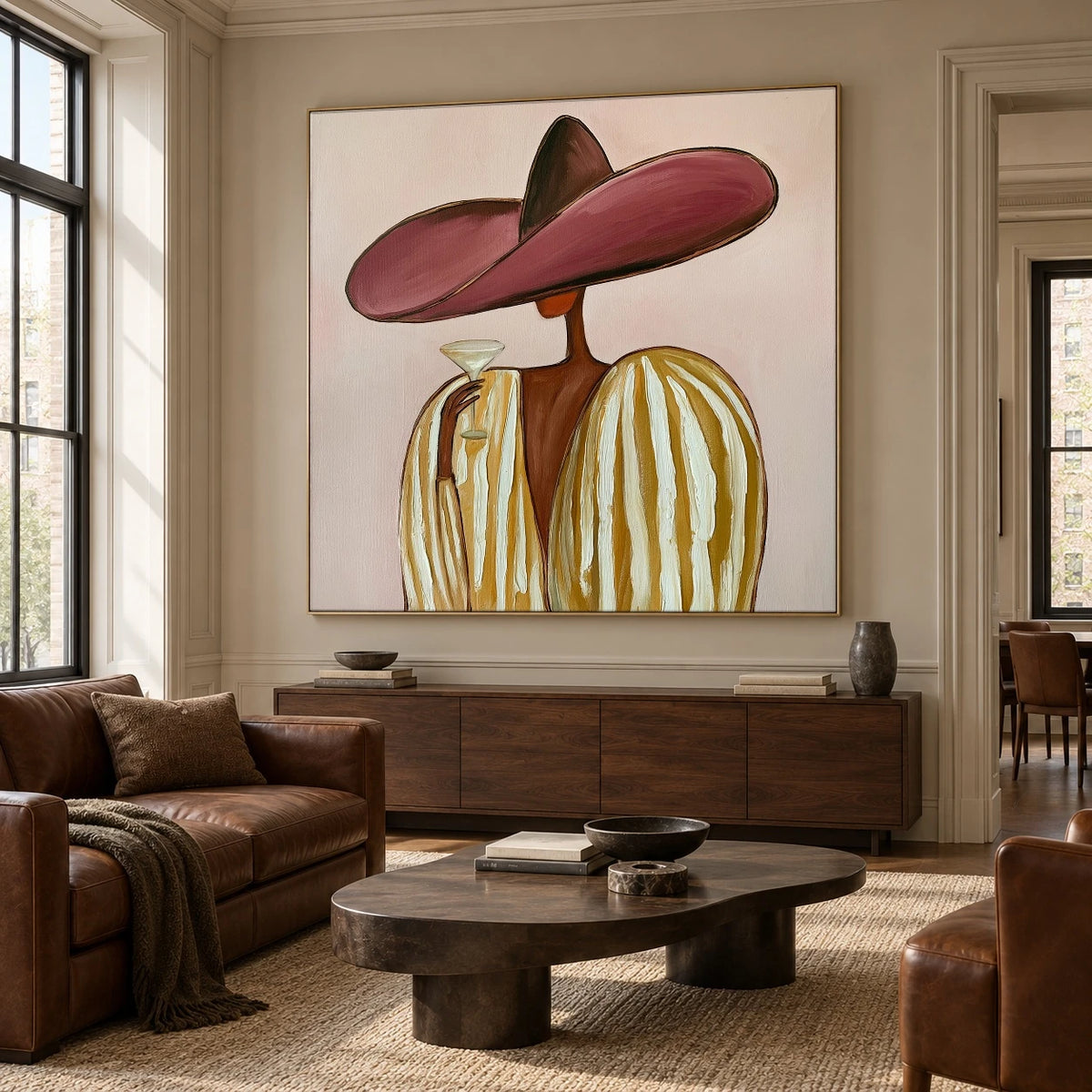 Martini Under Rose — artwork in an interior setting 6