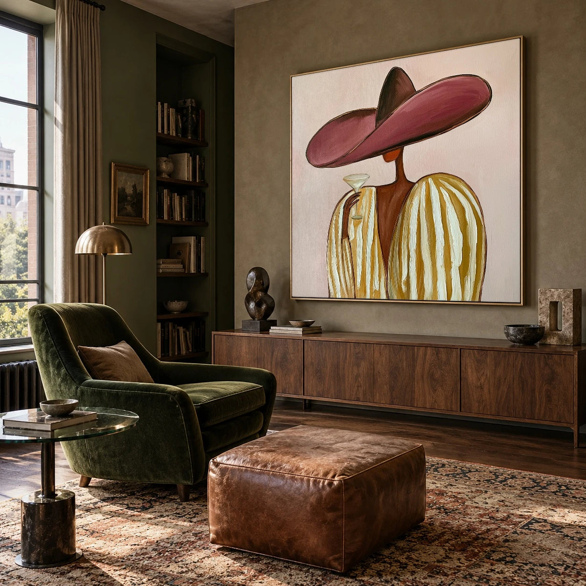 Martini Under Rose — artwork in an interior setting 7