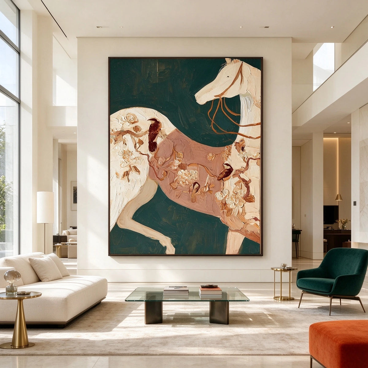 Moonlit Arabesque — front view in a living space