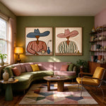 Morning in Good Company — artwork in an interior setting 5