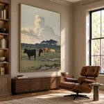 Pasture Beneath Great Clouds — artwork in an interior setting 6