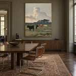 Pasture Beneath Great Clouds — artwork in an interior setting 7