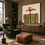Pink Brim Rhythm — artwork in an interior setting 7