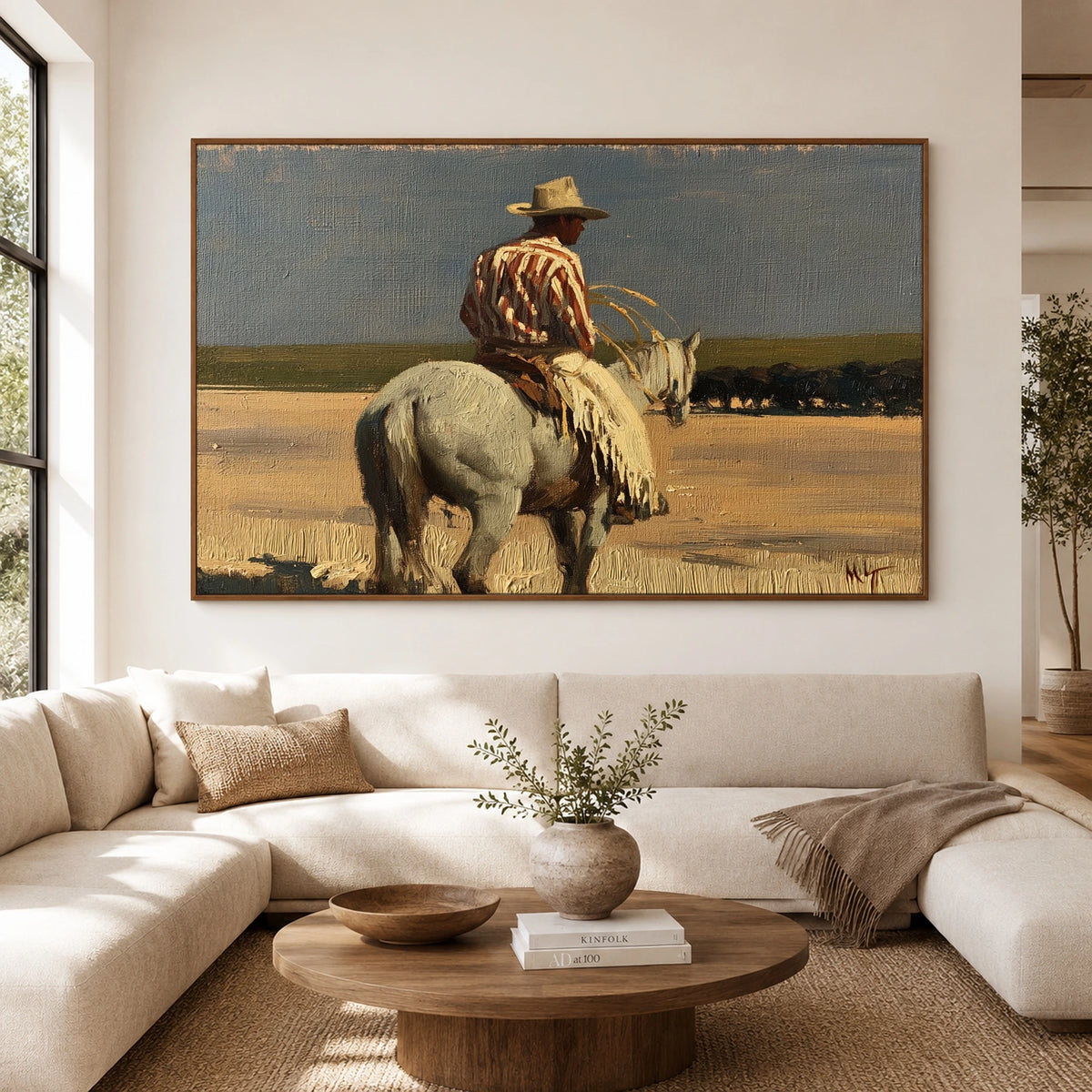 Prairie Homeward — front view in a living space