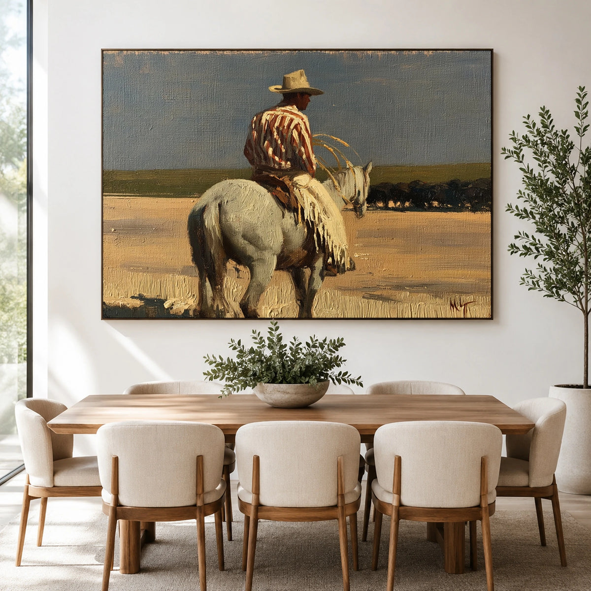 Prairie Homeward — artwork in an interior setting 4