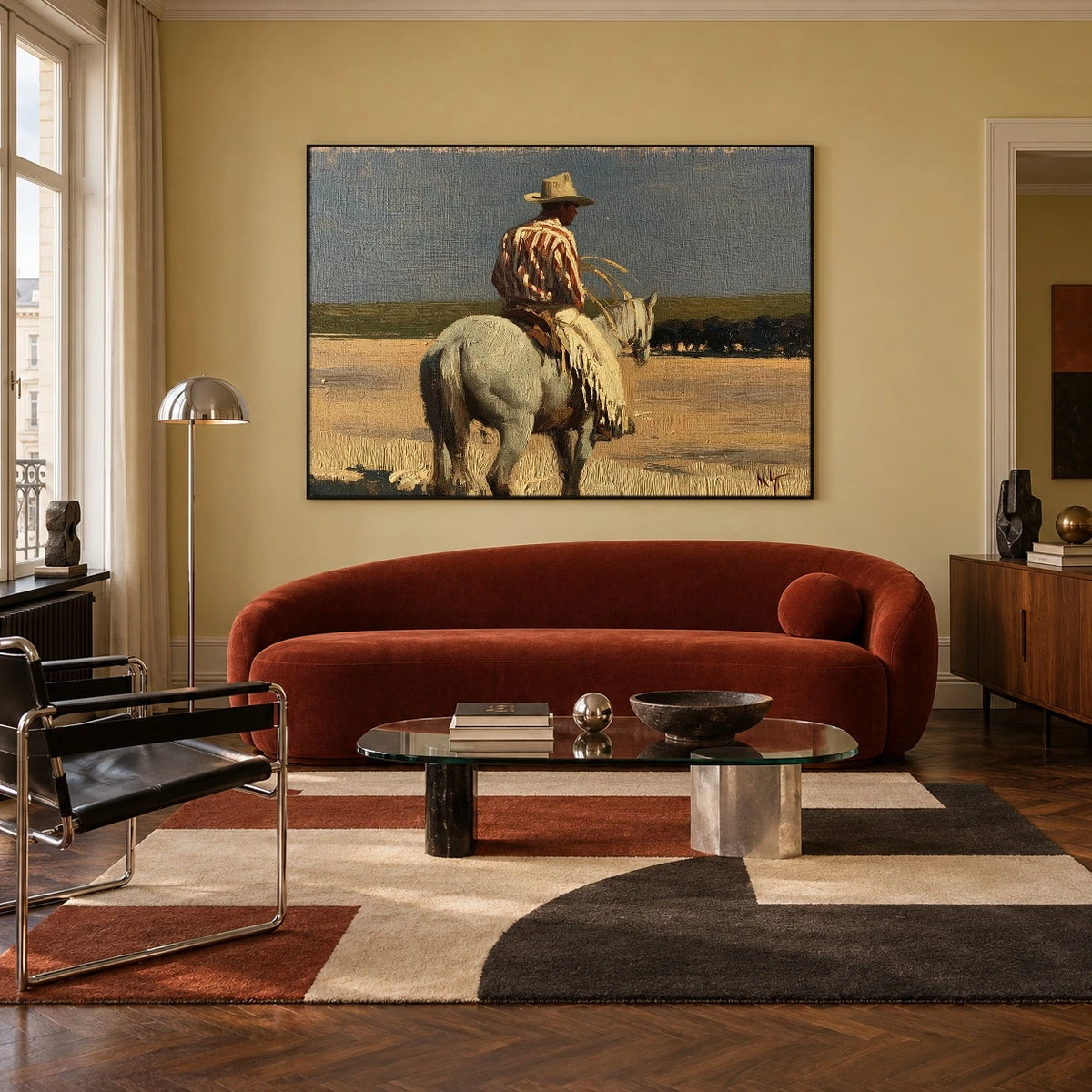 Prairie Homeward — artwork in an interior setting 5